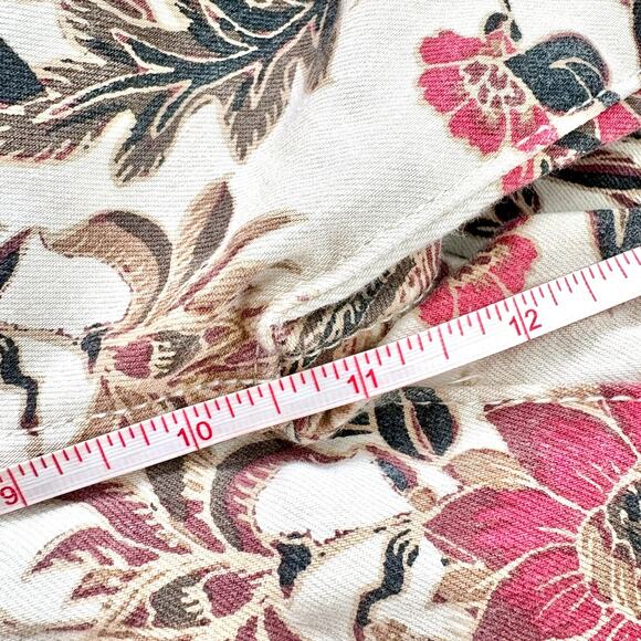 Free People We The Free Float On Floral Cropped Flare Pants | Size 26 - Picture 7 of 8